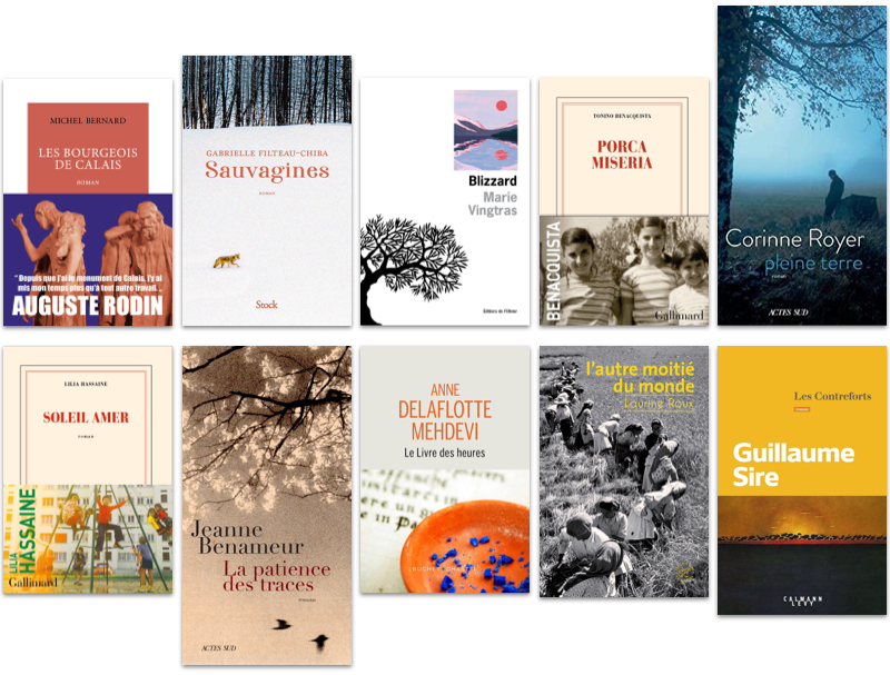 Première sélection des 10 titres du Prix des libraires 2022