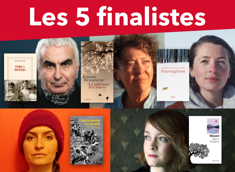 Deuxième sélection des 5 finalistes du Prix des Libraires 2022