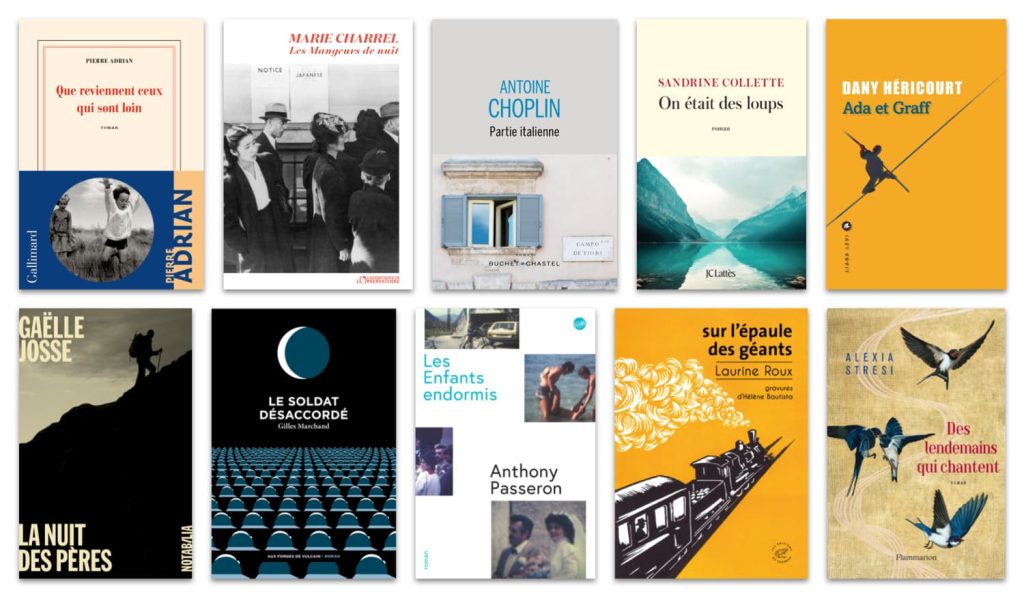Première sélection des 10 titres du Prix des libraires 2023