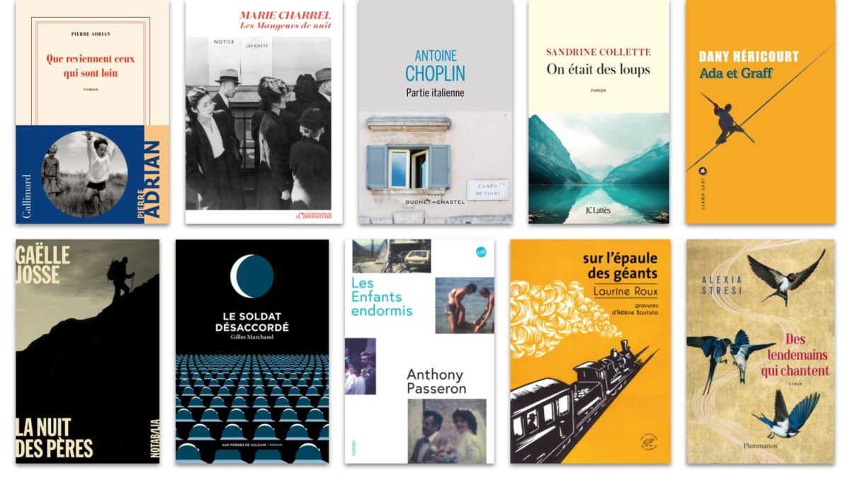 Première sélection des 10 titres du Prix des libraires 2023