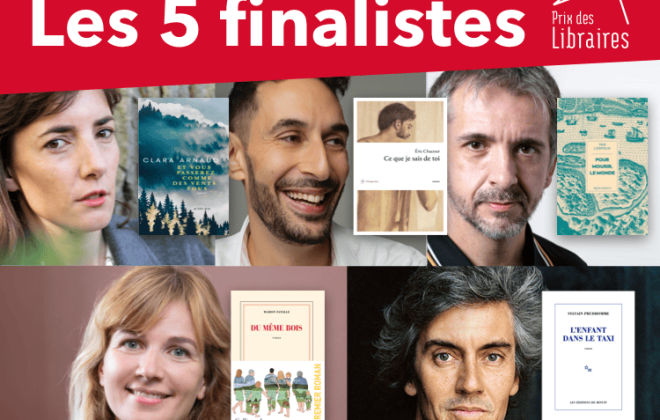 Deuxième sélection des 5 finalistes du Prix des Libraires 2024